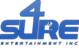 4 Sure Entertainment logo