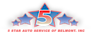 5 Star Auto Service logo