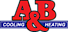 A&B Cooling & Heating logo