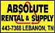 Absolute Rental & Supply logo