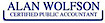 Alan Wolfson logo