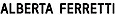 Alberta Ferretti logo