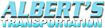 Albert''s Transportation logo