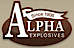 Alpha Explosives logo