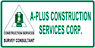 A Plus Construction Services logo