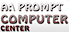 A Prompt Computer Center logo