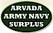 Arvada Army Navy Surplus logo