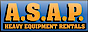 A.S.A.P. Heavy Equipment Rentals logo