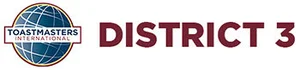 District 3 Toastmasters logo