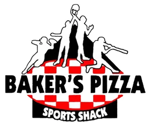Baker''s Pizza Sports Shack logo