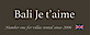 Bali Je T''aime logo