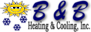 B & B Heating And Cooling logo