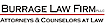 Burrage Law Firm logo