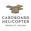 Cardboard Helicopter Product Design logo