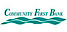 Community First Bank logo