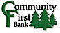 Community First Bank logo