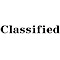 Classified logo