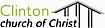 Clinton Church of Christ logo