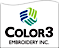 Color 3 Embroidery logo