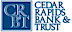 Cedar Rapids Bank & Trust logo