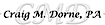 Craig M. Dorne logo