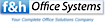 F&H Office Systems logo