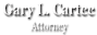 Gary L. Cartee Attorney at Law logo