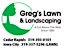 Greg''s Lawn Service logo