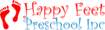 Happy Feet Preschool logo