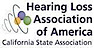 Hearing Loss Association of America, California State Association logo