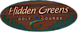 Hidden Greens Golf Course logo