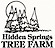 Hidden Springs Tree Farm logo