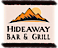 The Hideaway Bar and Grill logo