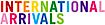 International Arrivals logo