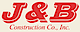 J & B Construction logo