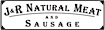 J & R Natural Meat and Sausage logo