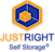 Just Right Self Storage logo