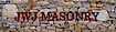 J W J Masonry logo