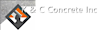 K and C Concrete logo