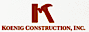 Koenig Construction logo