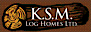 Ksm Log Homes logo