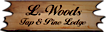 L. Woods Tap & Pine Lodge logo