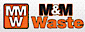 M&M Waste logo