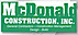 McDonald Construction logo