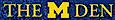 The M Den logo