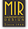 MIR Hardwood Design logo