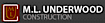 M. L. Underwood Construction logo