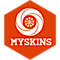 Myskins logo