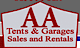 AA Tents & Garages logo