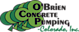 O''brien Concrete Pumping logo